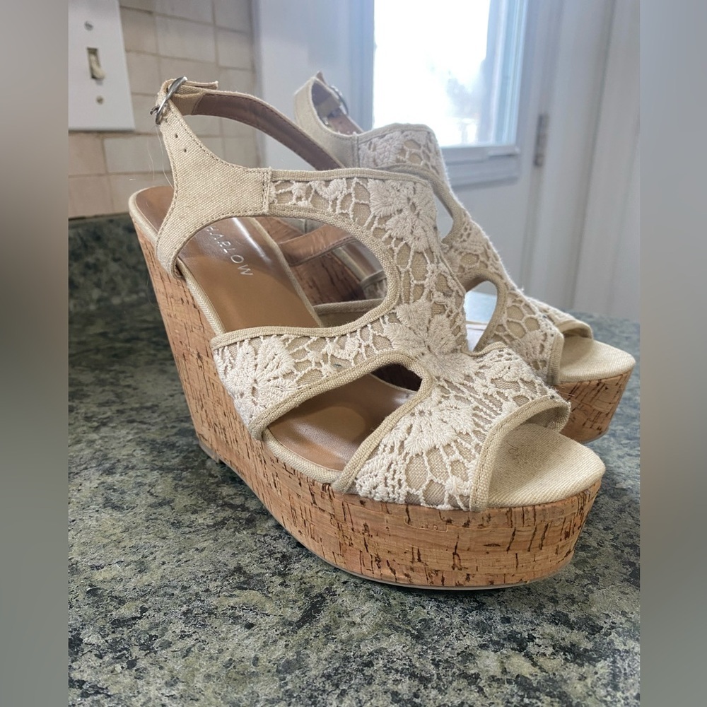 Women’s Lace Detail Wedge Sandals